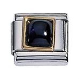 Zoppini synthetische steen vierkant blauw.

Metaal     : staal / 18 karaat goud
Kleur       : donker blauw
model nr. : 302.059
Maten     : 9 mm
Materiaal : staal  ,goud ,synthetische steen  